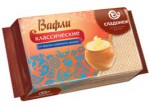 Вафли, 32 г на фруктозе со вкусом вареной сгущенки