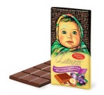 Шоколад молочный, Красный Октябрь 90 г Аленка фундук и изюм