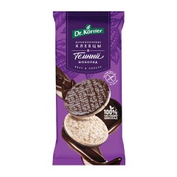 Хлебцы Doctor Korner рисовые с темным шоколадом без глютена 67 г